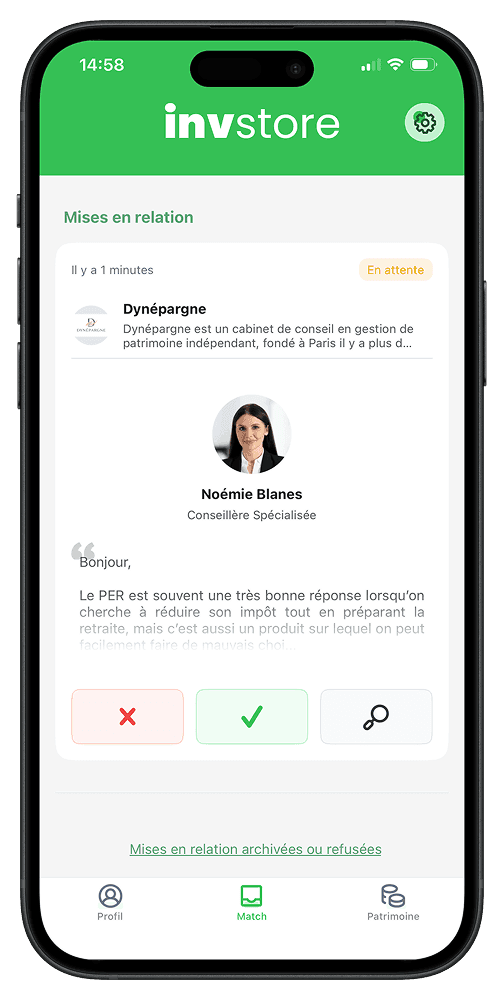 Conseils et produits adaptés